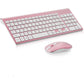 Wireless Keyboard and Mouse Combo, Compact Full Size Wireless Computer Keyboard and Mouse Set 2.4G Ultra-Thin Sleek Design for Windows, Computer, Desktop, PC, Notebook, Laptop