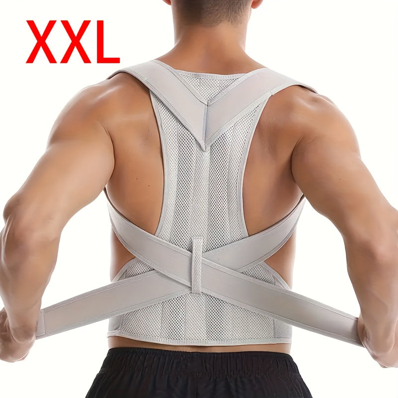 Unisex Posture Corrector, Shoulder Corrector, Adjustable Full Back Support, Relieves Upper And Lower Back Pain - Scoliosis, Improves Back Posture And Provides Lumbar Support, Maintains Perfect Posture