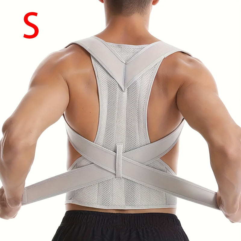 Unisex Posture Corrector, Shoulder Corrector, Adjustable Full Back Support, Relieves Upper And Lower Back Pain - Scoliosis, Improves Back Posture And Provides Lumbar Support, Maintains Perfect Posture
