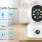 6MP WiFi IP Camera Dual Lens Dual Screen Baby Monitor Home Security Camera PTZ Auto Tracking CCTV Video Surveillance iCsee
