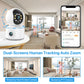 6MP WiFi IP Camera Dual Lens Dual Screen Baby Monitor Home Security Camera PTZ Auto Tracking CCTV Video Surveillance iCsee