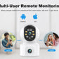 6MP WiFi IP Camera Dual Lens Dual Screen Baby Monitor Home Security Camera PTZ Auto Tracking CCTV Video Surveillance iCsee