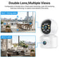 6MP WiFi IP Camera Dual Lens Dual Screen Baby Monitor Home Security Camera PTZ Auto Tracking CCTV Video Surveillance iCsee