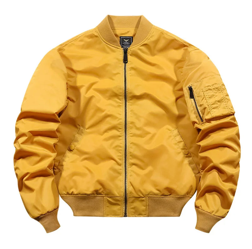 Spring Autumn Bomber Jacket Men Women Military Fly Jacket Varsity Baseball Flight Coat Mens Windbreaker Mens Clothing 2022