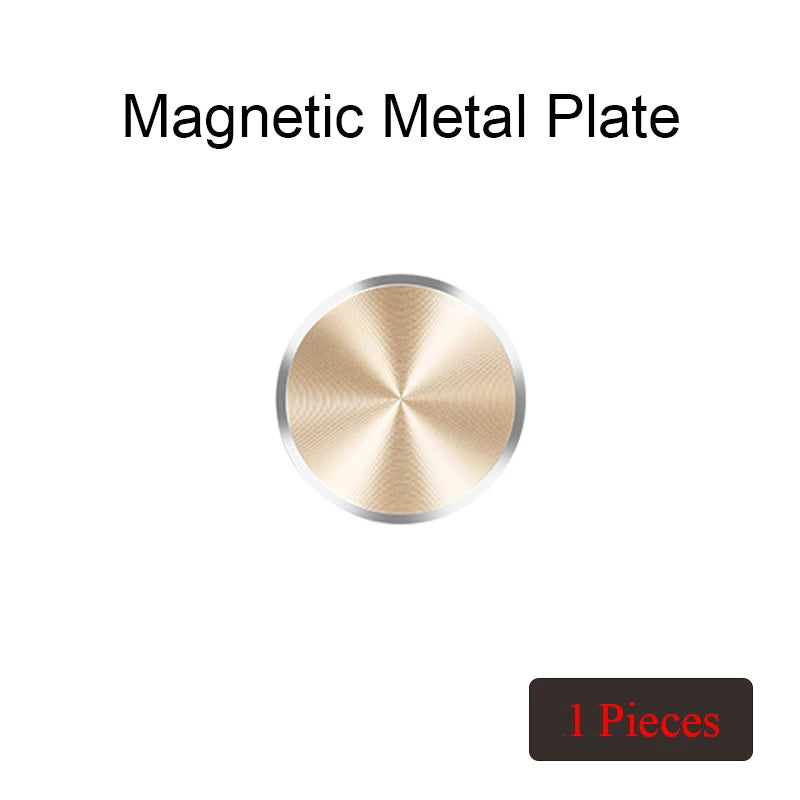 Metal Disk Plate Magnetic Car Phone Holder Universal Air Vent Mount Mobile Cellphone Stand GPS Support Magnet Iron Sheet
