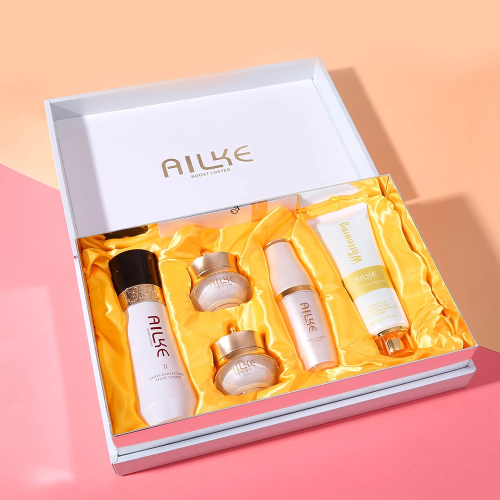 AILKE night women face cream collagen moisturizing whitening brightening anti aging wrinkles all skin sleeping facial care sets