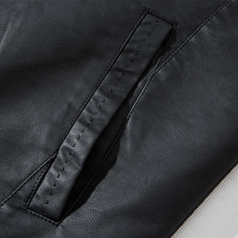 Men Faux Leather Jacket Motorcycle 8Xl Men's Jackets Black Jaqueta De Couro Masculina Outwear Male Pu Leather Mens Coats Brand