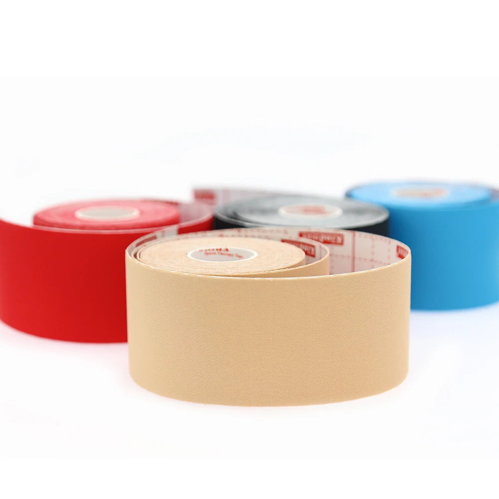 Kindmax High Elastic Sports Tape Kinesiology Nylon Strapping Gym Fitness Tennis Running Knee Muscle Protector