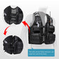 Moto Vest Mens Motorcycle Jacket Breathable Motorbike Jacket Night Work High Visibility Reflective Safety Jacket With Water Bag