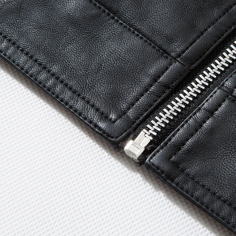 Men Faux Leather Jacket Motorcycle 8Xl Men's Jackets Black Jaqueta De Couro Masculina Outwear Male Pu Leather Mens Coats Brand