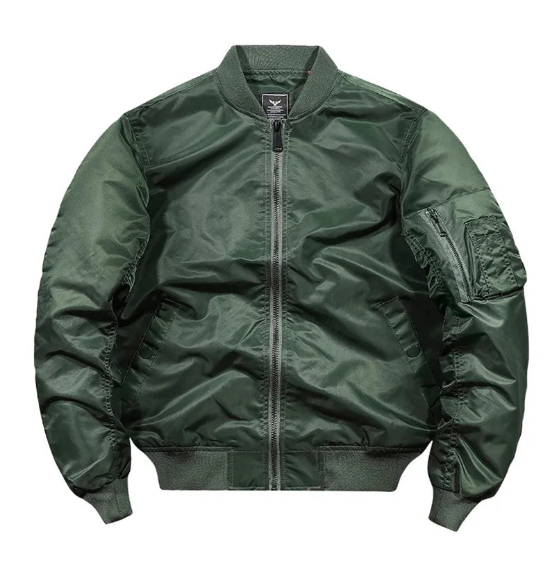 Spring Autumn Bomber Jacket Men Women Military Fly Jacket Varsity Baseball Flight Coat Mens Windbreaker Mens Clothing 2022