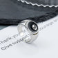 Punk Style Billiard Number Black 8 Opening Adjustable Rings Metal Alloy Rings Fashion Hip Hop Rock Jewelry For Women And Men