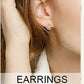 2024 New Star Earings Punk Stud Earrings Stainless Steel Everyday Teen Jewelry Pentagram Earing for Women Wholesale Oorbellen