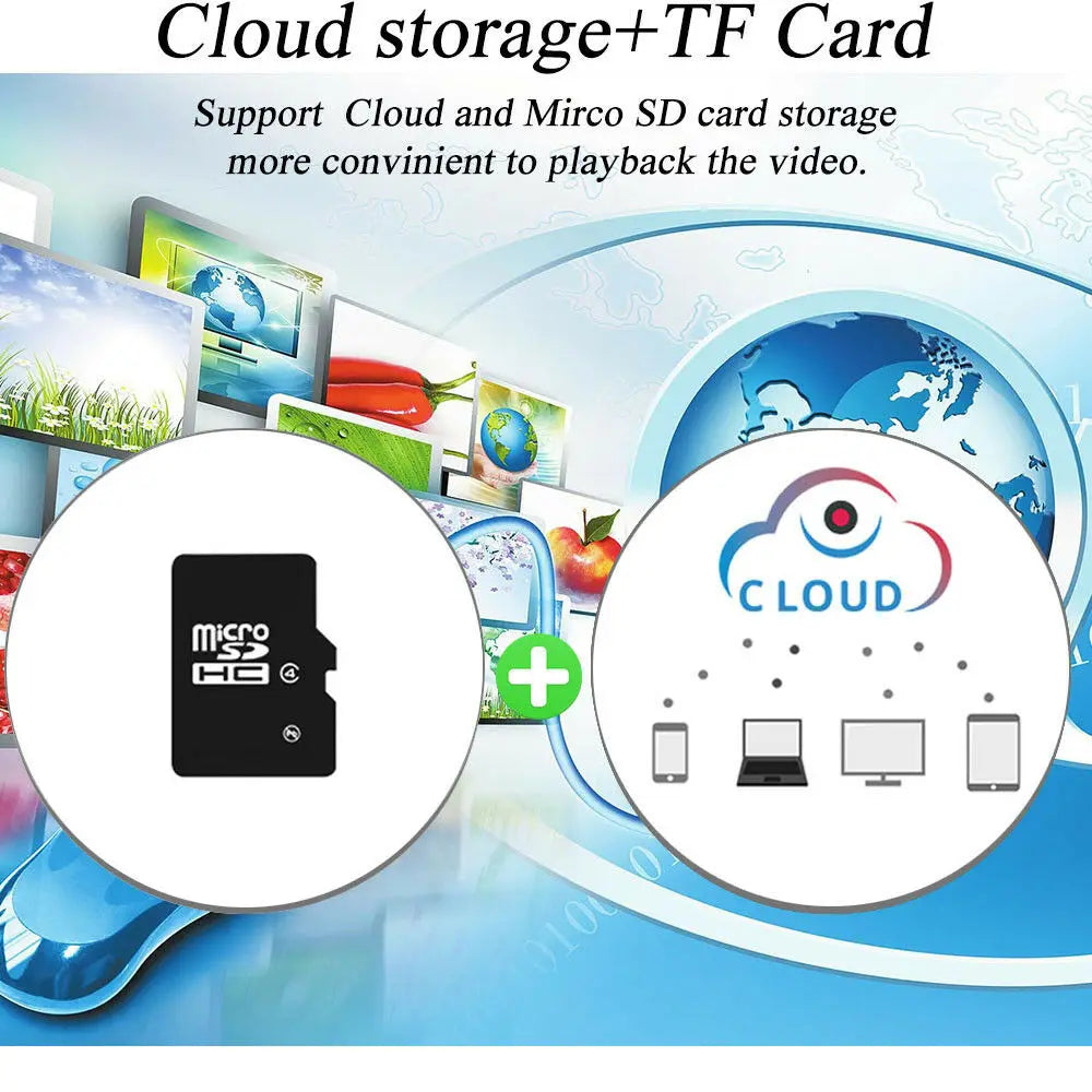 IP Camera V380 Pro HD Cloud Smart Surveillance Home Wireless Intelligent Auto Tracking Of Human Camera CCTV Network Wifi Camera