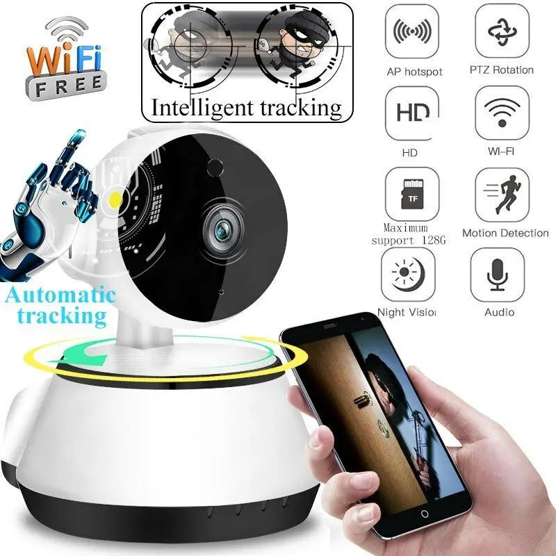 IP Camera V380 Pro HD Cloud Smart Surveillance Home Wireless Intelligent Auto Tracking Of Human Camera CCTV Network Wifi Camera