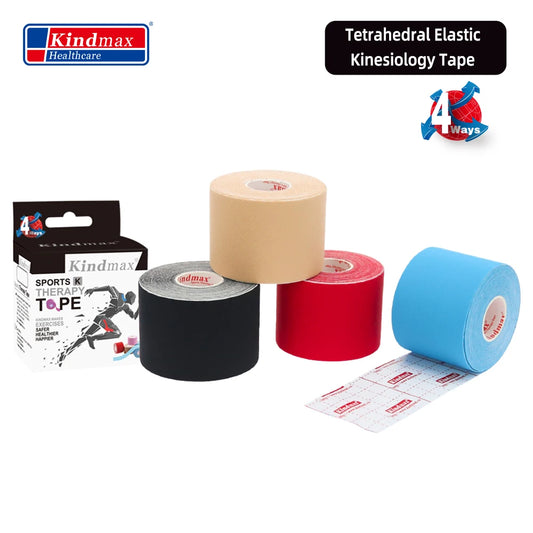 Kindmax High Elastic Sports Tape Kinesiology Nylon Strapping Gym Fitness Tennis Running Knee Muscle Protector