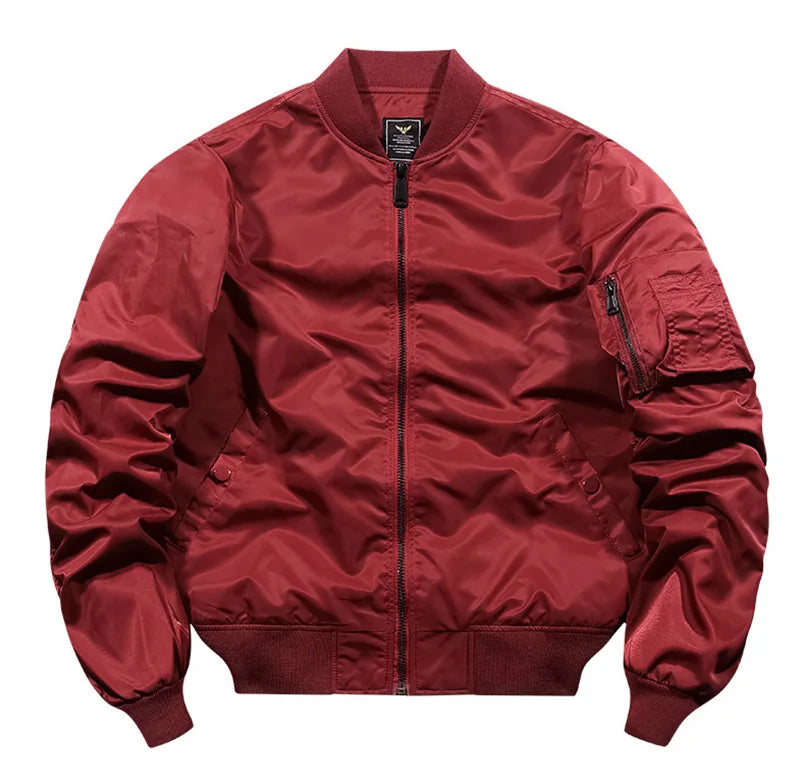 Spring Autumn Bomber Jacket Men Women Military Fly Jacket Varsity Baseball Flight Coat Mens Windbreaker Mens Clothing 2022