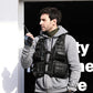 Moto Vest Mens Motorcycle Jacket Breathable Motorbike Jacket Night Work High Visibility Reflective Safety Jacket With Water Bag