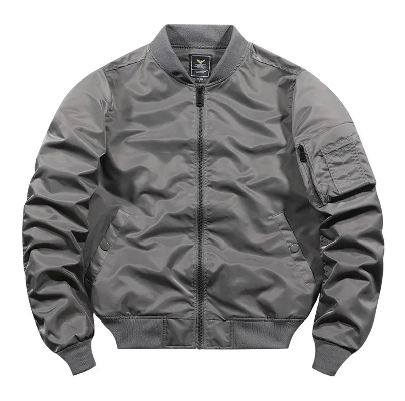 Spring Autumn Bomber Jacket Men Women Military Fly Jacket Varsity Baseball Flight Coat Mens Windbreaker Mens Clothing 2022