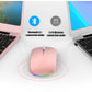 LED Wireless Mouse Rechargeable Silent Bluetooth-compatible Mouse Portable Dual Mode Computer Mice for Laptop Desktop MacBook