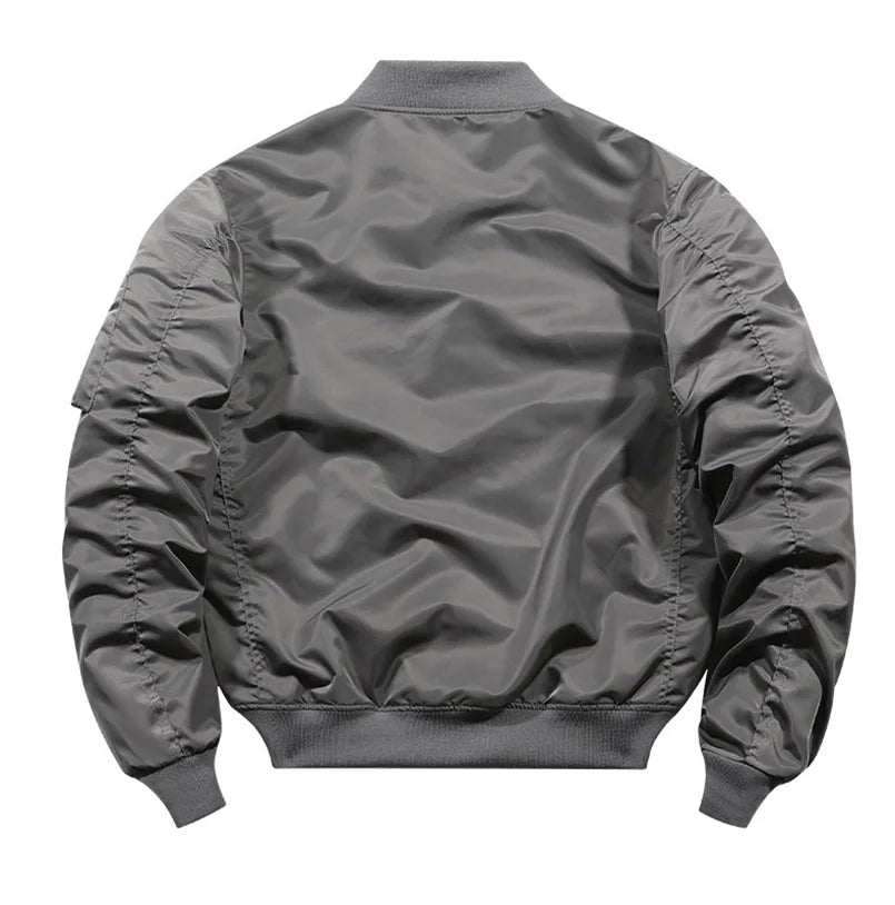 Spring Autumn Bomber Jacket Men Women Military Fly Jacket Varsity Baseball Flight Coat Mens Windbreaker Mens Clothing 2022