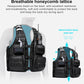 Moto Vest Mens Motorcycle Jacket Breathable Motorbike Jacket Night Work High Visibility Reflective Safety Jacket With Water Bag