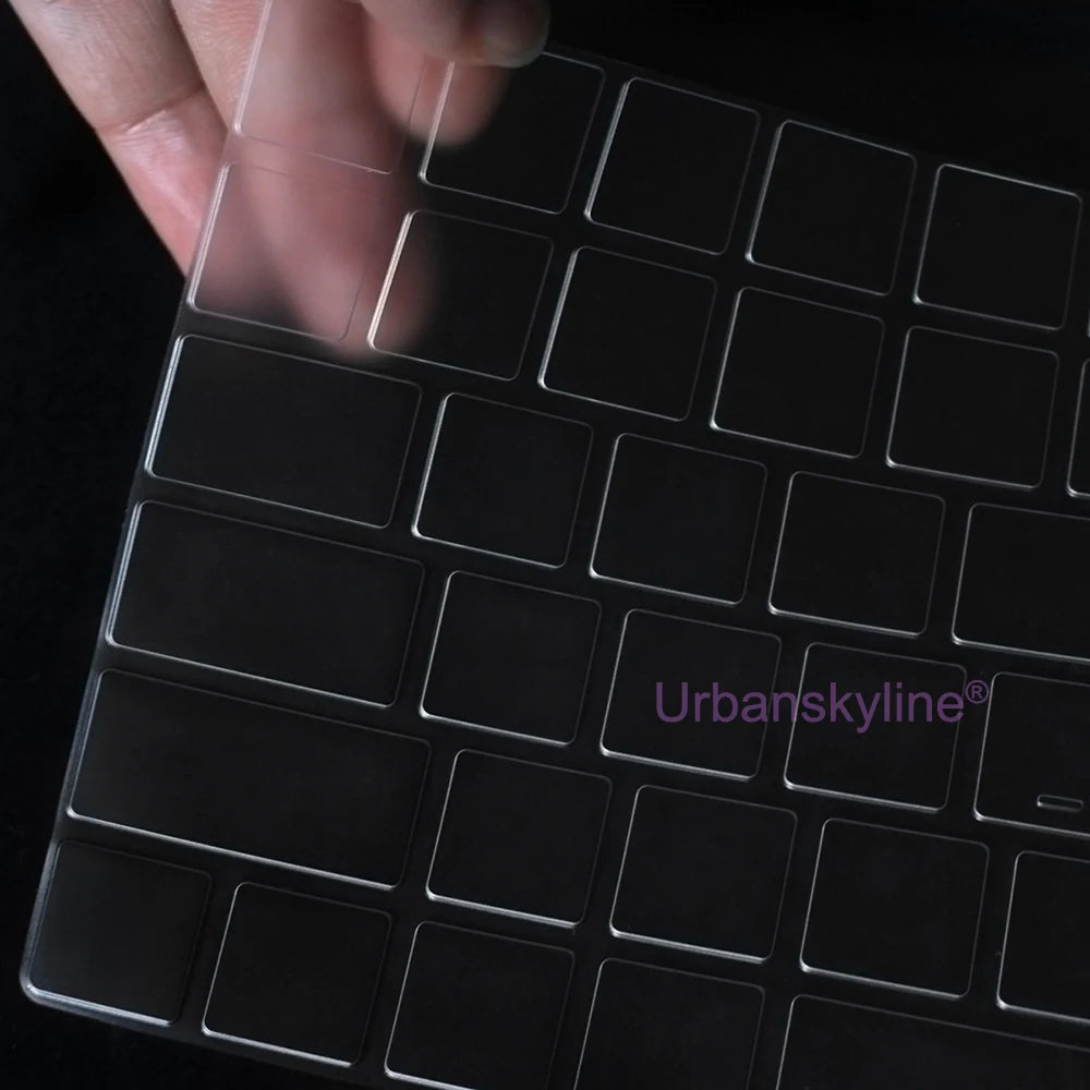 Keyboard Cover for Macbook Air 13 M3 15 Pro 14 M4 13 M2 16 Retina 11 Silicone Protector Skin Case A3113 A3114 A2681 A3401 A3185