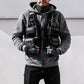 Moto Vest Mens Motorcycle Jacket Breathable Motorbike Jacket Night Work High Visibility Reflective Safety Jacket With Water Bag