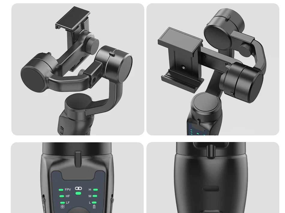 F8 Handheld 3-Axis Gimbal Phone Holder Anti Shake Video Record Stabilizer for Xiaomi iPhone Cellphone Smartphone