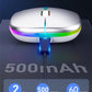 LED Wireless Mouse Rechargeable Silent Bluetooth-compatible Mouse Portable Dual Mode Computer Mice for Laptop Desktop MacBook