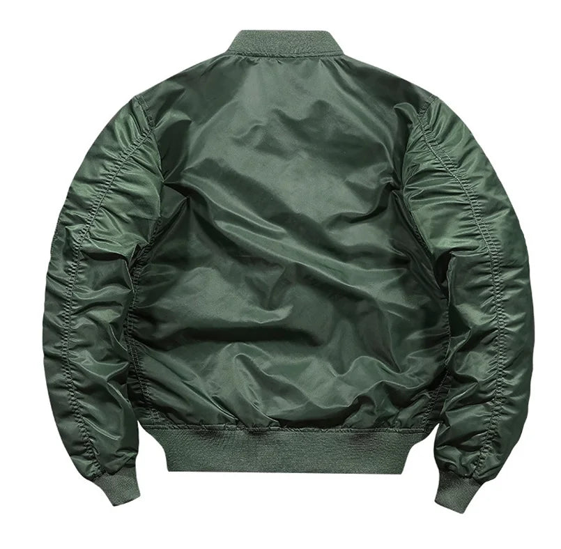 Spring Autumn Bomber Jacket Men Women Military Fly Jacket Varsity Baseball Flight Coat Mens Windbreaker Mens Clothing 2022