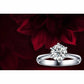 Fine Wedding Rings for Men Women Gift S925 Sterling Silver Color Austrian Crystal Engagement Proposal Ring Jewelry Bague Femme