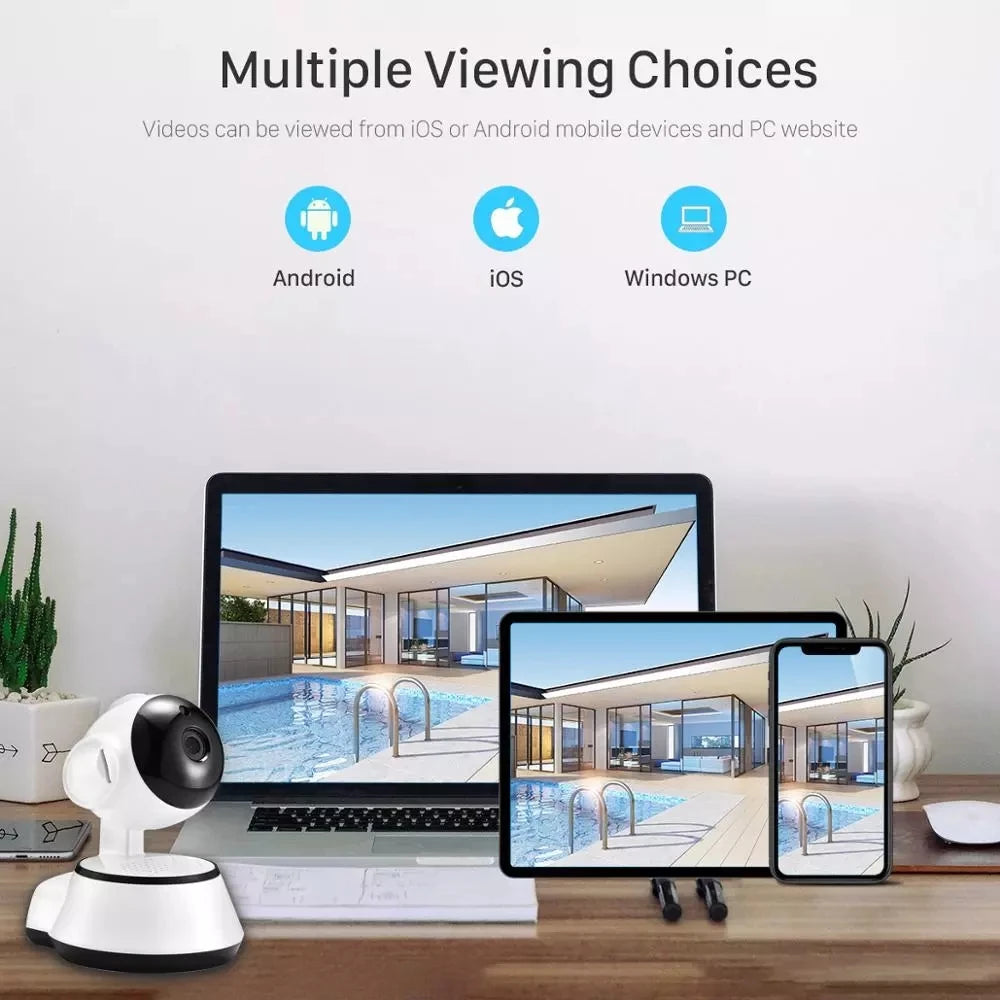 IP Camera V380 Pro HD Cloud Smart Surveillance Home Wireless Intelligent Auto Tracking Of Human Camera CCTV Network Wifi Camera