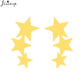 2024 New Star Earings Punk Stud Earrings Stainless Steel Everyday Teen Jewelry Pentagram Earing for Women Wholesale Oorbellen