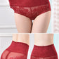 Women's underwear sexy  lace high waist elastic female panties antibacterial transparent  high quality ladies lingerie