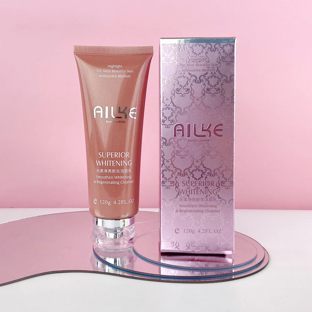AILKE Rose Facial Cleanser, Women Whitening Moisturizing Cleaning Cleaner, Hydrating, Reduce Dark Spots, For All Skin Types