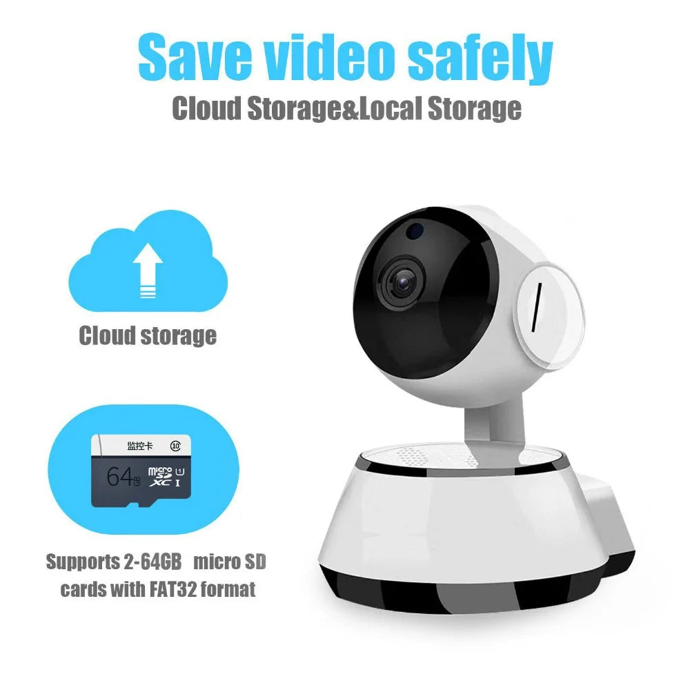 IP Camera V380 Pro HD Cloud Smart Surveillance Home Wireless Intelligent Auto Tracking Of Human Camera CCTV Network Wifi Camera