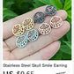 Cool Stainless Steel Rotatable Chain Men' Ring Multifunctional Fashion 8mm Fidget Spinner Rings Couple Jewelry bague homme 2024