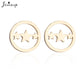 2024 New Star Earings Punk Stud Earrings Stainless Steel Everyday Teen Jewelry Pentagram Earing for Women Wholesale Oorbellen