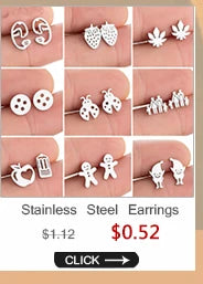 2024 New Star Earings Punk Stud Earrings Stainless Steel Everyday Teen Jewelry Pentagram Earing for Women Wholesale Oorbellen