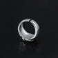 Punk Style Billiard Number Black 8 Opening Adjustable Rings Metal Alloy Rings Fashion Hip Hop Rock Jewelry For Women And Men