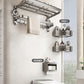 Drill-Free Shelf Bathroom Toilet Storage Hook Sucker