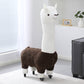 Alpaca Stool Living Room Seat for Girls Decorations