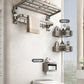Drill-Free Shelf Bathroom Toilet Storage Hook Sucker