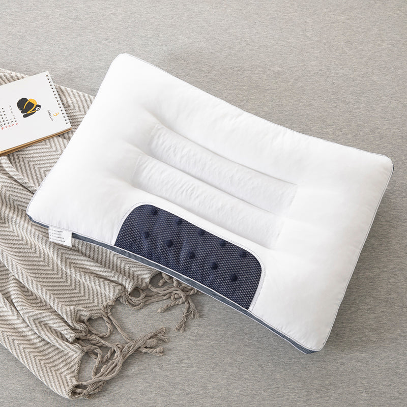 Adult Cassia Seed Pillow Case and Pillow Core Set Home a Pair of Pillow Core Protection Isolation Layer Cervical Support Sleep