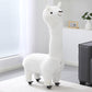Alpaca Stool Living Room Seat for Girls Decorations