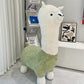 Alpaca Stool Living Room Seat for Girls Decorations