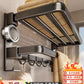 Suction Cup Towel Rack Bathroom Punch-Free Hanging Rod Bathroom Storage Rack Integrated Shower Room Toilet Storage Bath Towel Rack