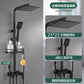 Copper Constant Temperature Black For Home Supercharged Shower Head