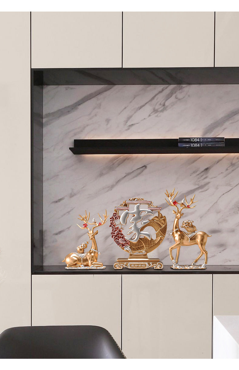 TV Accessible Luxury Living Room Moving Gift Wine Cabinet Decorations